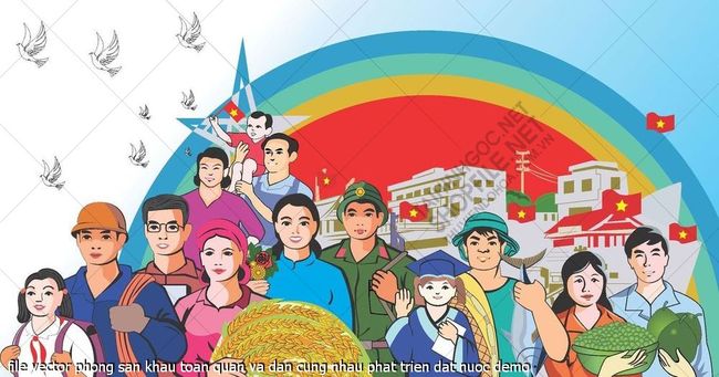 file vector phong san khau toan quan va dan cung nhau phat trien dat nuoc